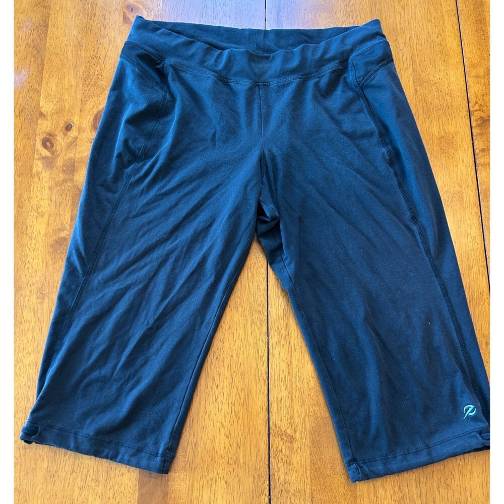 Energy Zone Lifestyle Black Capri Leggings Size M 8/10